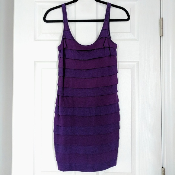 Express Dresses & Skirts - Express Dreamweight Cotton Purple Mini Dress